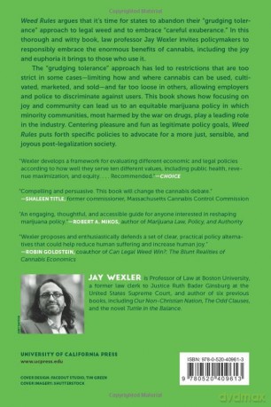 Weed Rules: Blazing the Way to a Just and Joyful Marijuana Policy - Jay Wexler [KSIĄŻKA]