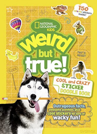 Weird But True Cool and Crazy Sticker Doodle Book - National Geographic Kids [KSIĄŻKA]