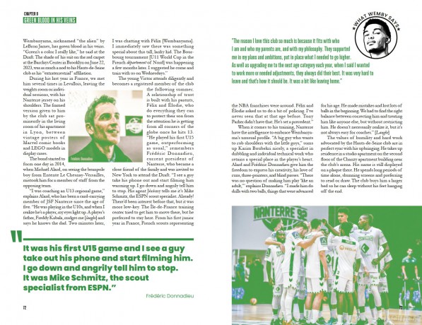Wembanyama: The story of Wemby's meteoric rise from those who knew him best - Yann Ohnona [KSIĄŻKA]