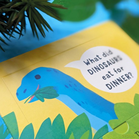 What Did Dinosaurs Eat for Dinner: and other questions (Mini Question and Answer Lift-the-Flap Books) - Rachel Moss [KSIĄŻKA]