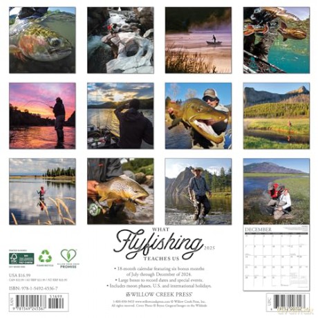 What Fly Fishing Teaches Us 2025 Wall [KSIĄŻKA]