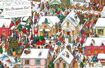 Where's the Christmas Elf A Festive Search-and-Find Book - Ladybird [KSIĄŻKA]