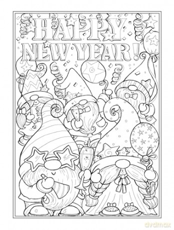 Whimsical Gnomes Coloring Book (Dover Adult Coloring Books) - Theresa Trinder [KSIĄŻKA]