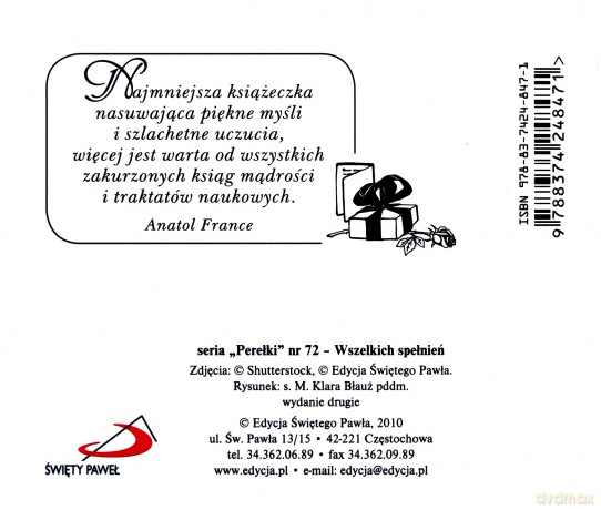 Perełka 072 - Wszelkich spełnień. [KSĄŻKA]