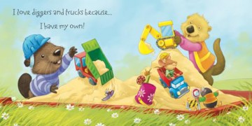 Why I Love Diggers and Trucks: A new fun, illustrated children's picture book about construction vehicles - perfect for the youngest of readers! - Daniel Howarth [KSIĄŻKA]