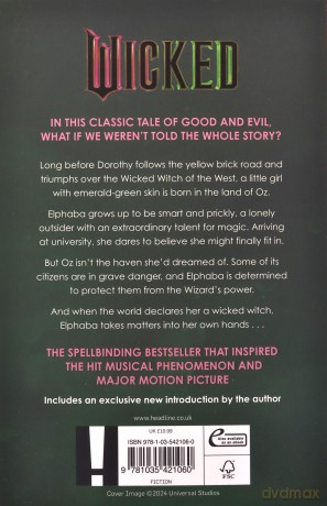 Wicked: the bestselling book that inspired the movie - Gregory Maguire [KSIĄŻKA]