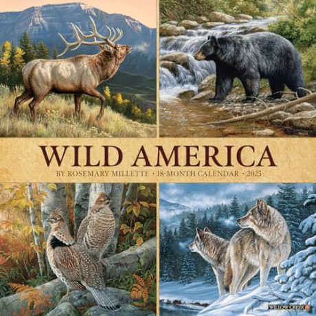 Wild America 2025 Wall [KSIĄŻKA]