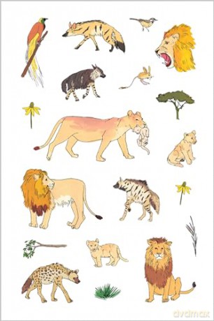 Wildlife Anatomy Sticker Book: A Julia Rothman Creation: More than 500 Stickers - Julia Rothman [KSIĄŻKA]