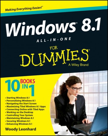 Windows 8.1 All-in-One For Dummies (For Dummies Series) - Woody Leonhard [KSIĄŻKA]