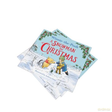 Winnie-the-Pooh A Snowman for Christmas: A fun festive illustrated picture book. A great gift for Pooh fans for Christmas. - Disney [KSIĄŻKA]