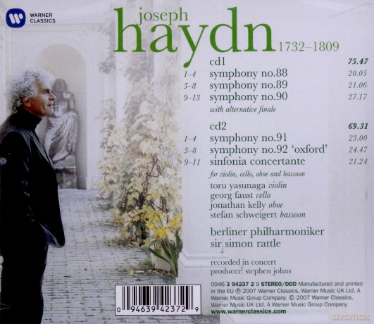Simon Rattle: Symphonies Nos. 88-92, Concentarte [2CD]