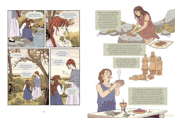 Witchcraft: A Graphic History: Stories of wise women, healers and magic (Graphic MBS) - Lindsay Squire [KSIĄŻKA]