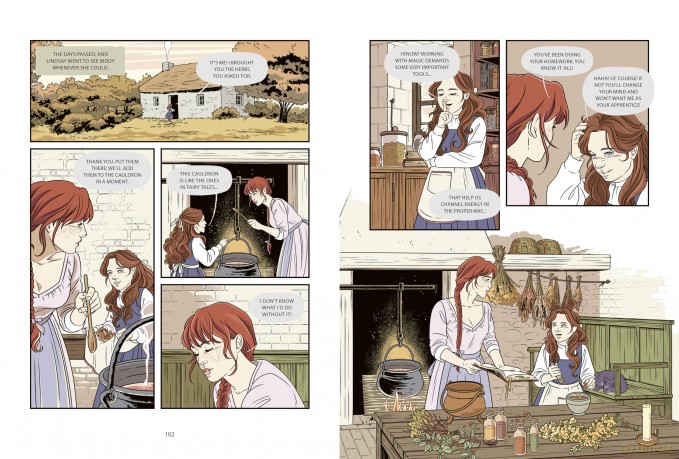 Witchcraft: A Graphic History: Stories of wise women, healers and magic (Graphic MBS) - Lindsay Squire [KSIĄŻKA]