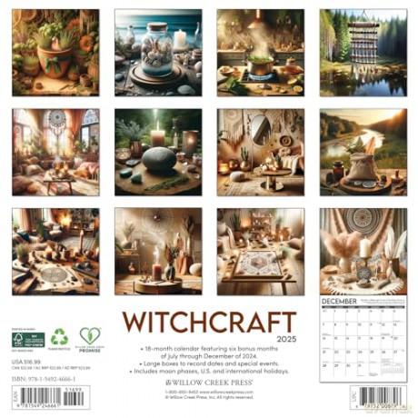 Witchcraft-There's Magic in All of Us 2025 Wall [KSIĄŻKA]