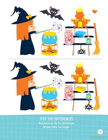 Witches and Monsters Activity Book: Puzzles, Games, Coloring Pages, and More! - Madeline Willow [KSIĄŻKA]