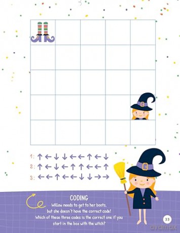 Witches and Monsters Activity Book: Puzzles, Games, Coloring Pages, and More! - Madeline Willow [KSIĄŻKA]