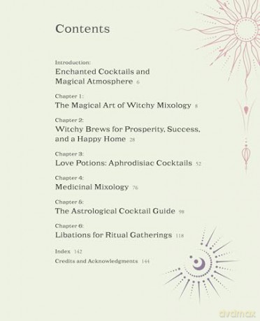 Witchy Cocktails: Over 65 recipes for enchantment in a glass, including classic cocktails, magical mocktails, pagan punches, and more - Cerridwen Greenleaf [KSIĄŻKA]