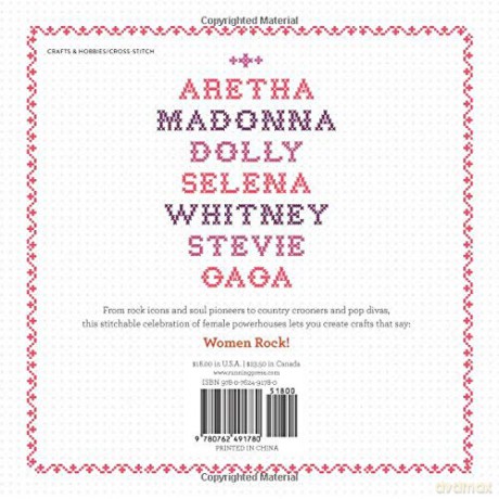 Women Who Rock Cross-Stitch: 30 Powerful Patterns to Unleash Your Inner Icon - Anna Fleiss [KSIĄŻKA]