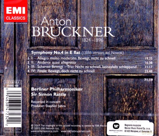 Sir Simon Rattle: Symphony No. 4 [CD]