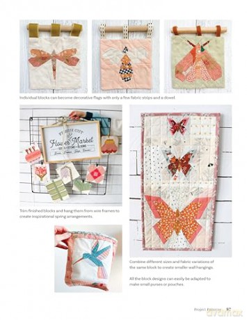 Wonderful World of Paper-Pieced Quilt Blocks: 30 Nature-Inspired Designs and a Beautiful Sampler: 30 Nature-Inspired Designs and Beautiful Sampler Projects - Liza Taylor [KSIĄŻKA]