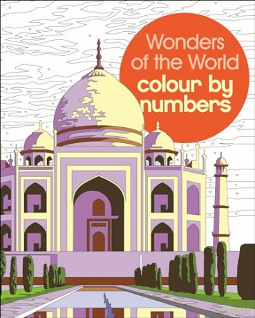 Wonders of the World Colour by Numbers (Arcturus Colour by Numbers Collection) - David Woodroffe [KSIĄŻKA]