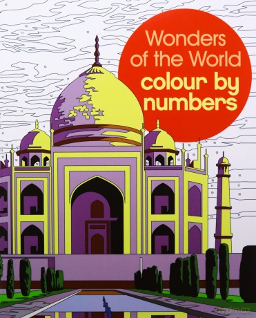 Wonders of the World Colour by Numbers (Arcturus Colour by Numbers Collection) - David Woodroffe [KSIĄŻKA]