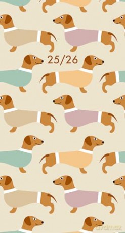 Woof 2-Year 2025-26 Pocket Planner [KSIĄŻKA]