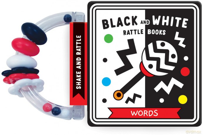 Words (Black and White Rattle Books) - Emma Pelling [KSIĄŻKA]