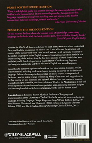 Words in the Mind: An Introduction to the Mental Lexicon, 4th Edition - Jean Aitchison [KSIĄŻKA]