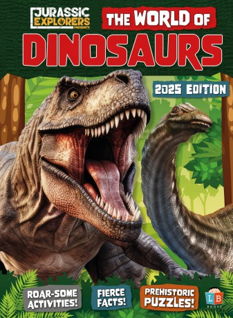 World of Dinosaurs by JE Annual 2025 - Little Brother Books [KSIĄŻKA]