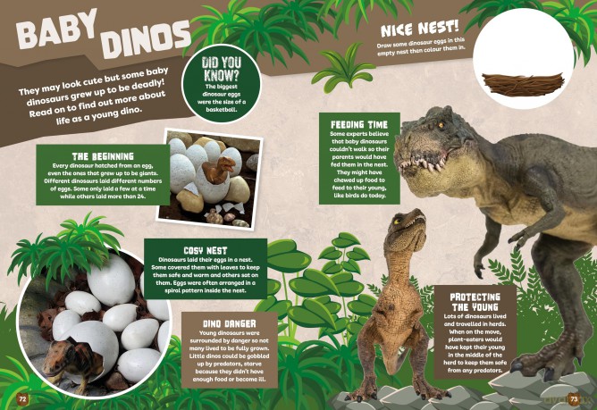World of Dinosaurs by JE Annual 2025 - Little Brother Books [KSIĄŻKA]