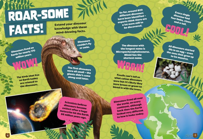 World of Dinosaurs by JE Annual 2025 - Little Brother Books [KSIĄŻKA]