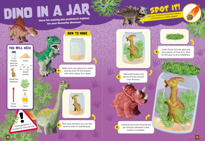 World of Dinosaurs by JE Annual 2025 - Little Brother Books [KSIĄŻKA]