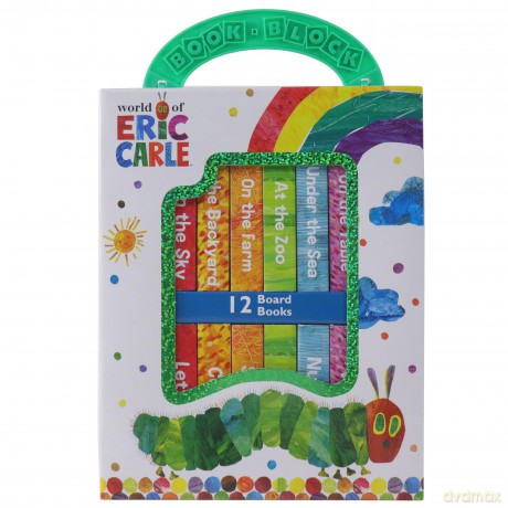 World of Eric Carle, My First Library Board Book Block 12-Book Set - First Words, Alphabet, Numbers, and More! - PI Kids: 12 Board Books [KSIĄŻKA]