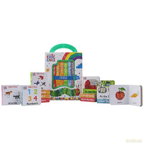 World of Eric Carle, My First Library Board Book Block 12-Book Set - First Words, Alphabet, Numbers, and More! - PI Kids: 12 Board Books [KSIĄŻKA]