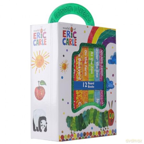 World of Eric Carle, My First Library Board Book Block 12-Book Set - First Words, Alphabet, Numbers, and More! - PI Kids: 12 Board Books [KSIĄŻKA]