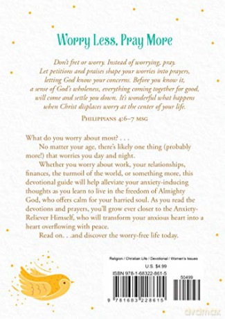 Worry Less, Pray More: A Woman's Devotional Guide to Anxiety-Free Living - Donna K Maltese [KSIĄŻKA]