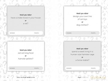 Would You Rather Animals Edition: Answer Wild and Wacky Questions to Win a Roaring Good Game - Lindsey Daly [KSIĄŻKA]