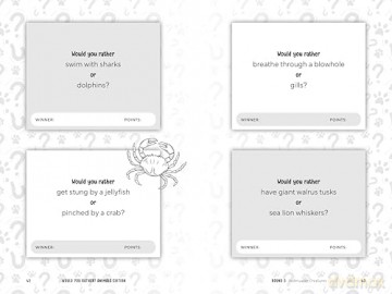 Would You Rather Animals Edition: Answer Wild and Wacky Questions to Win a Roaring Good Game - Lindsey Daly [KSIĄŻKA]