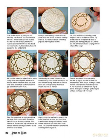 Yearn to Burn: A Pyrography Master Class: 18 Creative Woodburning Projects with Step-by-Step Instructions (Fox Chapel Publishing) Expert Guidance to Advance Your Skills; Sequel to Learn to Burn - Simon Easton [KSIĄŻKA]