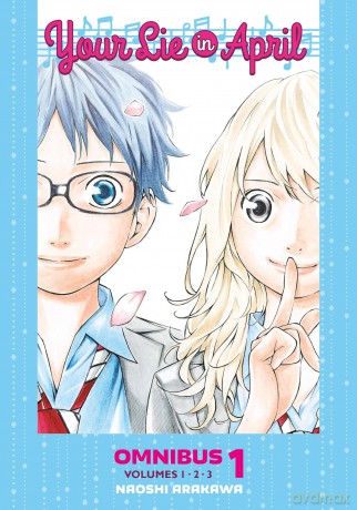 Your Lie in April Omnibus 1 (Vol. 1-3) (YOUR LIE IN APRIL OMNIBUS GN) - Naoshi Arakawa [KOMIKS]