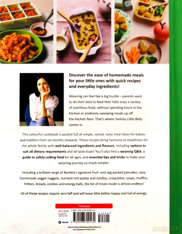 Yummy Little Belly: Over 80 quick, easy and nutritious recipes to keep you and your little ones happy! - Romina Bertinazzo [KSIĄŻKA]