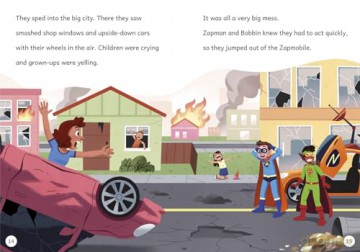 Zapman's Super Mistake: (Purple Early Reader) - Kate Poels [KSIĄŻKA]