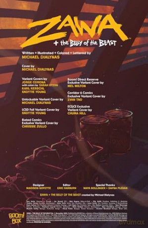 Zawa + The Belly of the Beast - Michael Dialynas [KSIĄŻKA]