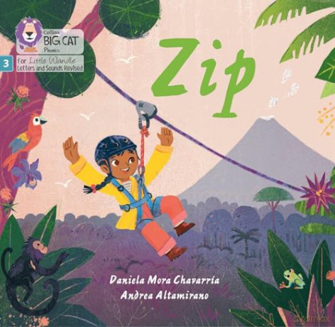Zip!: Phase 3 Set 1 Blending practice (Big Cat Phonics for Little Wandle Letters and Sounds Revised) - Daniela Mora Chavarría [KSIĄŻKA]