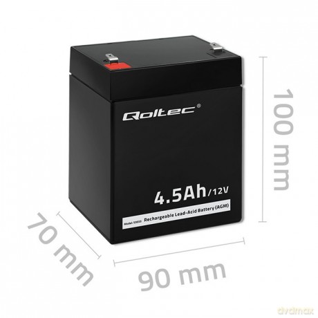 Akumulator AGM | 12V | 4.5Ah | max.1.35A