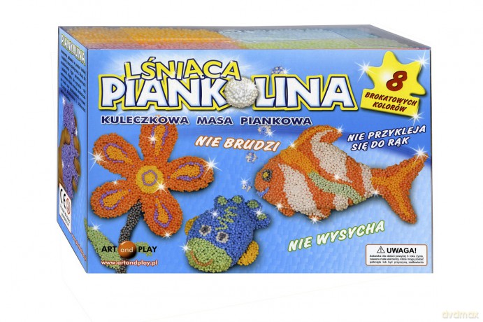 Piankolina lśniąca 8 brokatowych kolorów