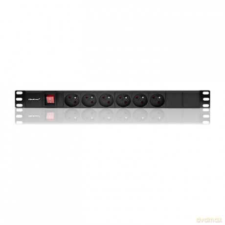 Listwa zasilająca do szafy RACK 1U | 16A | PDU | 6xFRENCH | 2m