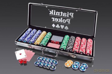Piatnik Poker Alu-Case - 500 żetonów 14g [GRA]