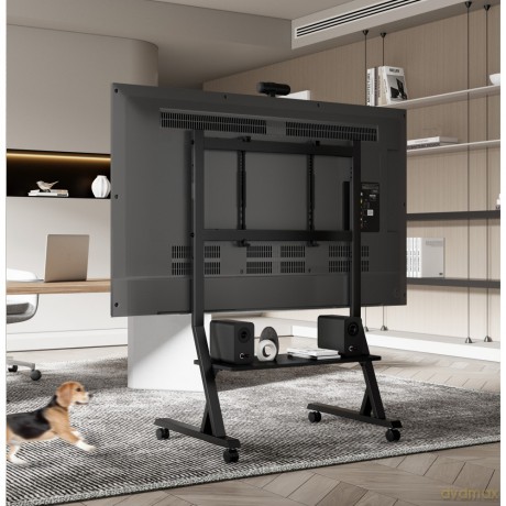 Stojak mobilny do TV 45 -90cali, 60kg, półka AV [UCHWYT]